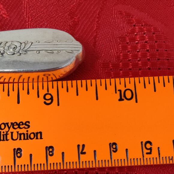 5X Silver Plate Dinner Butter Knives Nobility Plate Royal Rose Oneida - Picture 3 of 3